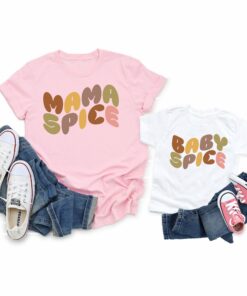 Mama and Baby Spice Shirt Gift For Mother’s Day Mom And Baby Matching Mommy and Me Tee Mama and Baby Spice Shirt Gift For Mother’s Day Mom And Baby Matching Mommy and Me Tee