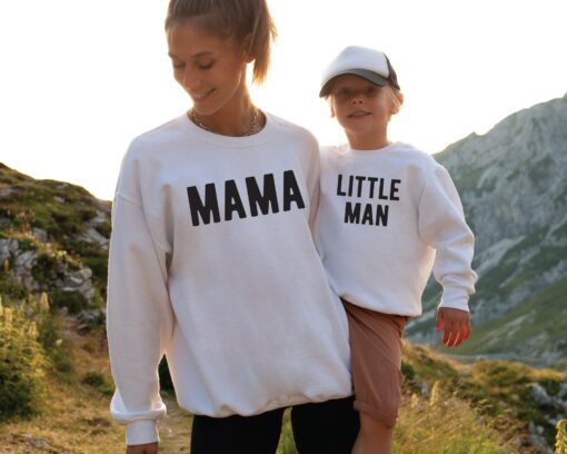 Mama and Little Man Matching Shirts Mama’s Boy Set Mother’s Day Gift