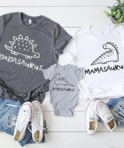 Mamasaurus Dadasaurus Babysaurus Shirt Dinosaur Matching Family Outfit Gift Funny Vacation Trip Tee Mamasaurus Dadasaurus Babysaurus Shirt Dinosaur Matching Family Outfit Gift Funny Vacation Trip Tee