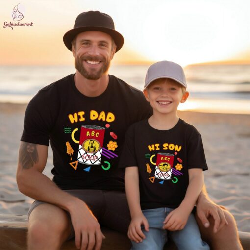 Max Goof And Goofy Hi Dad Hi Son Soup T-Shirt Lovely Unique Gift For Daddy