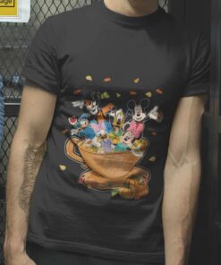 Mickey and Friends Thanksgiving Mad Tea Party T-shirt Mickey and Friends Thanksgiving Mad Tea Party T-shirt