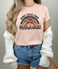 Mind Your Own Motherhood Shirt Boho Hippie Vintage Rainbow Wildflower Mother’s Day Gift for Best Mom Mind Your Own Motherhood Shirt Boho Hippie Vintage Rainbow Wildflower Mother’s Day Gift for Best Mom
