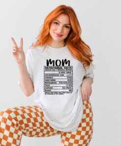 Mom Nutritional Facts Shirt Mother Definition Tee Cute Gift For First Mother’s Day Mom Nutritional Facts Shirt Mother Definition Tee Cute Gift For First Mother’s Day