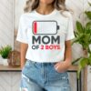 Mom of 2 Boys Funny Mother’s Day Shirt Gift Idea for Wife from Husband