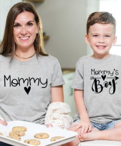 Mommy’s Boy Shirt Mom Son Matching Outfit Mother’s Day Gift For Mama Mommy’s Boy Shirt Mom Son Matching Outfit Mother’s Day Gift For Mama