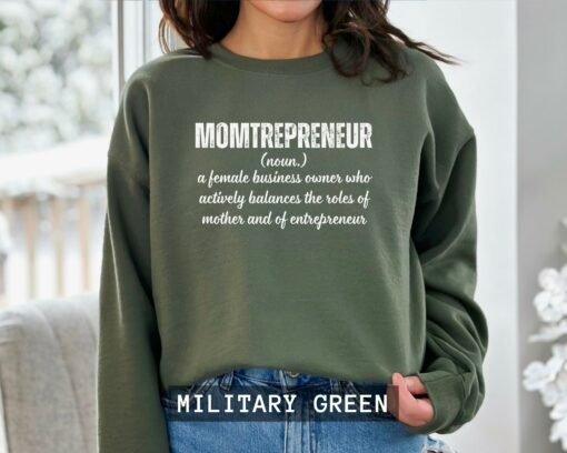 Momtrepreneur Gift for Mom Entrepreneur Shirt Mother’s Day Business Women Working Girls Tee