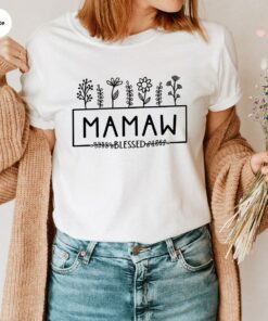 Mother’s Day Gift Floral Mama Blessed Shirt Mother’s Day Gift Floral Mama Blessed Shirt