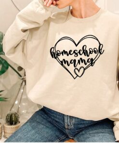 Mother’s Day Gift Homeschool Mama Christian Mom Heart Graphic Tees Mother’s Day Gift Homeschool Mama Christian Mom Heart Graphic Tees