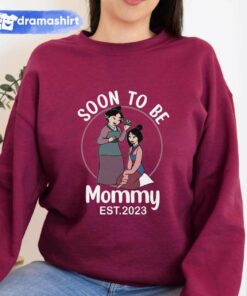 Mulan Soon to be Mommy Est 2023 Mother’s Day Sweatshirt Disney