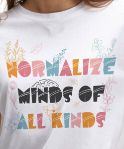 Normalize Mind Of All Kinds Boho Style Unisex Retro Autism Awareness Tee Vintage Mental Health Apparel Normalize Mind Of All Kinds Boho Style Unisex Retro Autism Awareness Tee Vintage Mental Health Apparel
