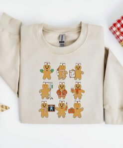 Nurse Gingerbread Sweatshirt Funny Christmas Gifts Nurse Gingerbread Sweatshirt Funny Christmas Gifts