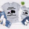 Our First Mother’s Day Shirt Custom Matching Mommy And Me Tee Elephant Mommy And Baby 1st Mother’s Day Gift