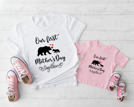 Our First Mother’s Day Together Matching Outfit Mommy And Baby Gift