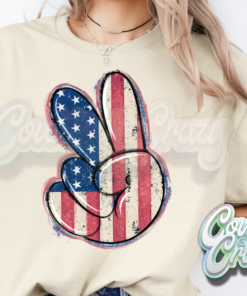 PEACE OUT (USA) T-SHIRT PEACE OUT (USA) T-SHIRT