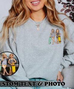 POCKET Custom Portrait from Photo Mother’s Day Gift for Mom Shirt