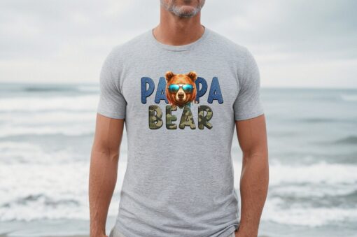 Papa Bear With Sunglasses Happy Father’s Day Gift for Daddy