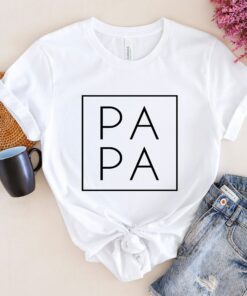 Papa Square Shirt Pregnancy Announcement New Baby Grandpa To Be Father’s Day Gift Papa Square Shirt Pregnancy Announcement New Baby Grandpa To Be Father’s Day Gift