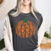 Paw Dog Cute Pumpkin Sweatshirt Unique Thanksgiving Gift