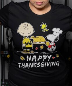 Peanuts Snoopy And Charlie Happy Thanksgiving Thanksgiving Day T-shirt Peanuts Snoopy And Charlie Happy Thanksgiving Thanksgiving Day T-shirt