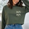 Personalised Mama Minimalist T-Shirt Mother’s Day New Mom To Be Gifts