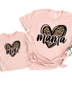 Personalize Custom Leopard Mama Mini Mother’s Day T-Shirt Personalize Custom Leopard Mama Mini Mother’s Day T-Shirt
