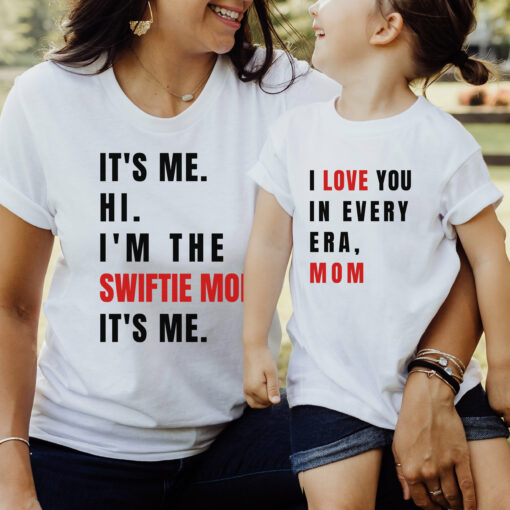 Personalize Custom Mom and Me Swiftie Inspired Mother’s Day Shirt A Lot Going On At The Moment Eras Tee