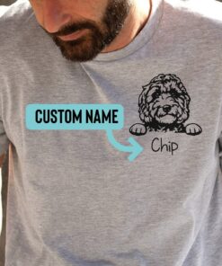 Personalize Dog Shirt for Dad Custom Pet Tee Father’s Day Gifts Personalize Dog Shirt for Dad Custom Pet Tee Father’s Day Gifts