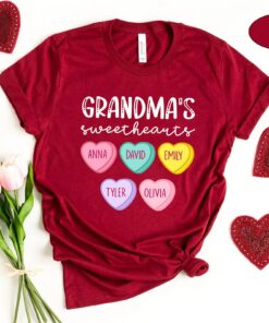 Personalize Grandma’s Sweethearts Custom Grandma with Grandkids Name Gift for Mother’s Day Shirt Personalize Grandma’s Sweethearts Custom Grandma with Grandkids Name Gift for Mother’s Day Shirt