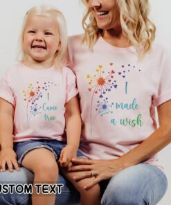 Personalize I Made a Wish I Came True Matching Shirt Mother’s Day Gift Mother and Daughter Son Outfits Mommy and Me Tee Personalize I Made a Wish I Came True Matching Shirt Mother’s Day Gift Mother and Daughter Son Outfits Mommy and Me Tee