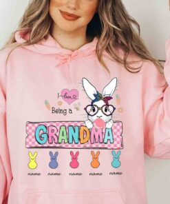 Personalized Grandma Easter Hoodie, Easter Bunny Hoodie, Easter Sweater for Women, Mother’s Day Gift, Nana Spring Shirt, Easter Egg Shirt Personalized Grandma Easter Hoodie, Easter Bunny Hoodie, Easter Sweater for Women, Mother’s Day Gift, Nana Spring Shirt, Easter Egg Shirt