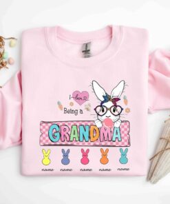 Personalized Grandma Easter Sweatshirt, Easter Bunny Sweater, Easter Sweater for Women, Mother’s Day Gift, Spring Shirt, Easter Egg Shirt Personalized Grandma Easter Sweatshirt, Easter Bunny Sweater, Easter Sweater for Women, Mother’s Day Gift, Spring Shirt, Easter Egg Shirt
