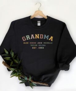 Personalized Grandma with Kids Names Date Gift for Mother’s Day from grandkids Personalized Grandma with Kids Names Date Gift for Mother’s Day from grandkids