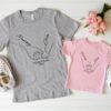 Personalized Mom Shirt With Kids Names Mother’s Day Cute Gift for Mommy Custom Birthday Gift