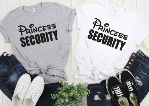 Princess Security Shirt Disney Dad Tee Toddler Youth Onesie