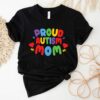 Proud Autism Mom Shirt Autistic Pride Rainbow Neurodiversity Gift