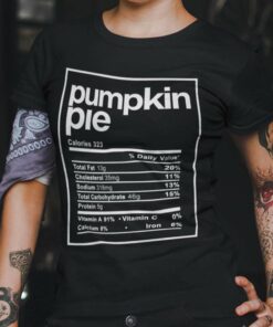 Pumpkin Pie Ingredient Thanksgiving Day Shirt Pumpkin Pie Ingredient Thanksgiving Day Shirt