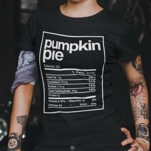 Pumpkin Pie Ingredient Thanksgiving Day Shirt