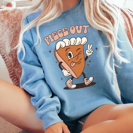 Pumpkin Pies Piece Out Thanksgiving Sweatshirt