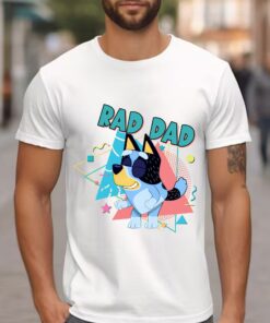 Rad Dad Blue Dog Moive Character Dancing Alone The Moon T-Shirt Lovely Unique Gift Rad Dad Blue Dog Moive Character Dancing Alone The Moon T-Shirt Lovely Unique Gift