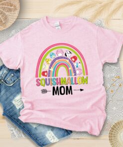 Rainbow Squishmallow Mom Shirt Cute Squish Lover Party Tee Mother’s Day Gift For Mommy
