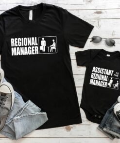 Regional Manager and Assistant to the Regional Manager Shirt The Office 1st Kids Father’s Day Gift Matching Father Son Tee Regional Manager and Assistant to the Regional Manager Shirt The Office 1st Kids Father’s Day Gift Matching Father Son Tee