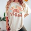 Retro Fall Vibes Shirt Cute Thankgivings T-shirt