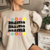Retro Floral Mama Shirt Mother’s Day Tee Gift for Mom