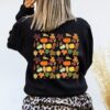 Retro Turkey Pumpkin Pie Doodles Cute Thanksgiving Sweatshirt Gift