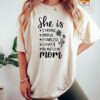 She Is Strong Brave Fearless Lovely Beautiful Mom Shirt Mother’s Day Gift