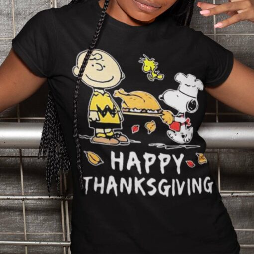 Snoopy And Charlie Brown Happy Thanksgiving Thanksgiving Day Shirt