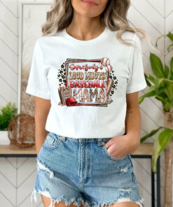 Somebody’s Loud Mouth Baseball Mama Shirt Sports Mom Tee Mother’s Day Gift