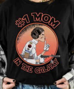 Star Wars Mother’s Day Princess Leia Number One Mom In The Galaxy Retro Shirt Galaxy’s Edge Family Trip Tee Star Wars Mother’s Day Princess Leia Number One Mom In The Galaxy Retro Shirt Galaxy’s Edge Family Trip Tee
