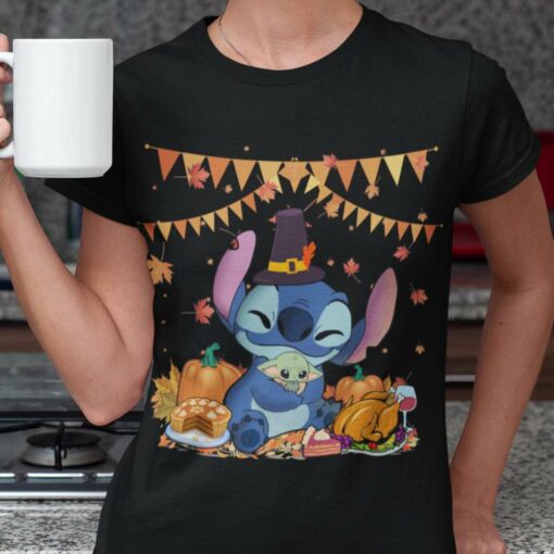 Stitch Happy Thanksgiving Thanksgiving Day Shirt