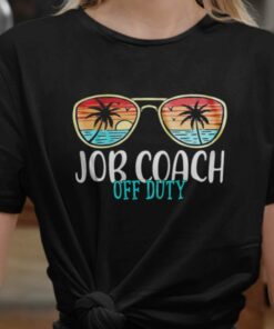 Summer Vacation Job Coach Off Duty Summer Vintage T-shirt Summer Vacation Job Coach Off Duty Summer Vintage T-shirt